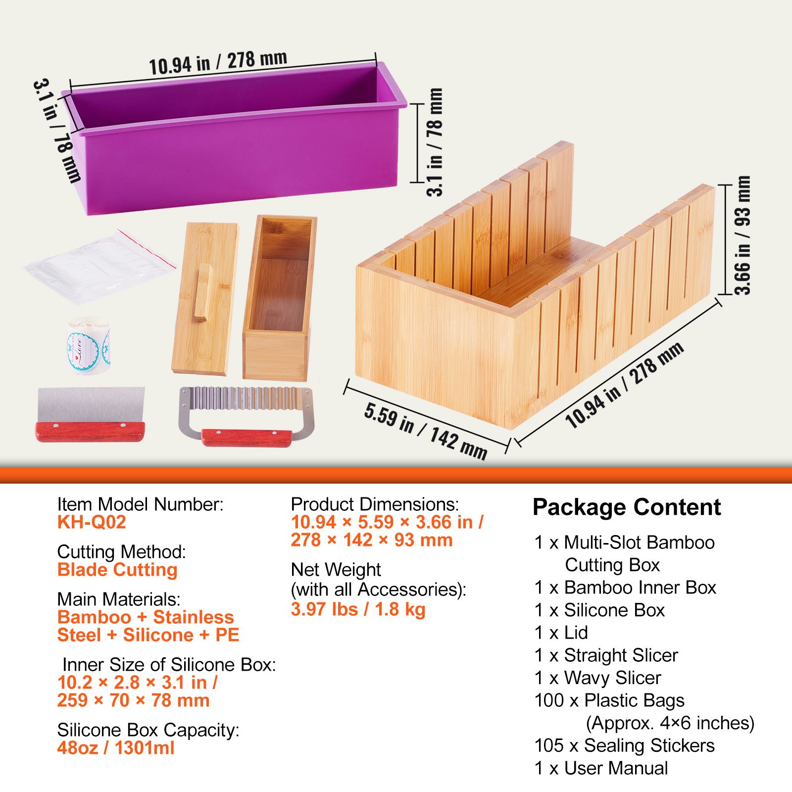 Soap Making Diy Kit - Soap Making Kit, Bamboo Cutting Box