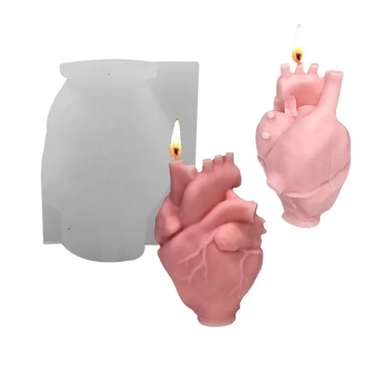 Soap Making Diy Kit - DIY Human Heart Silicone Candle Molds