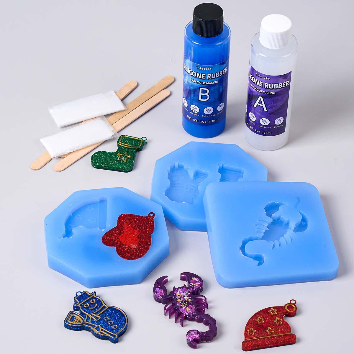118ml/296ml Silicone Mold Maki - огляд і ціна Soap Making Diy Kit
