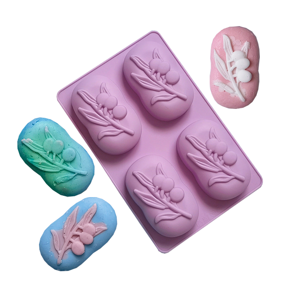 4 Cavities Oval Olive Tree Sil - огляд і ціна Soap Making Lab