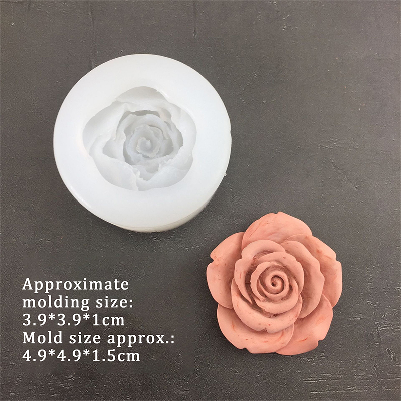 3D Rose Flower Shape Leaf Sili - огляд і ціна Soap Making Designs