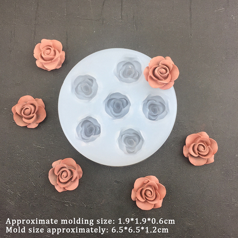 3D Rose Flower Shape Leaf Sili - огляд і ціна Soap Making Designs
