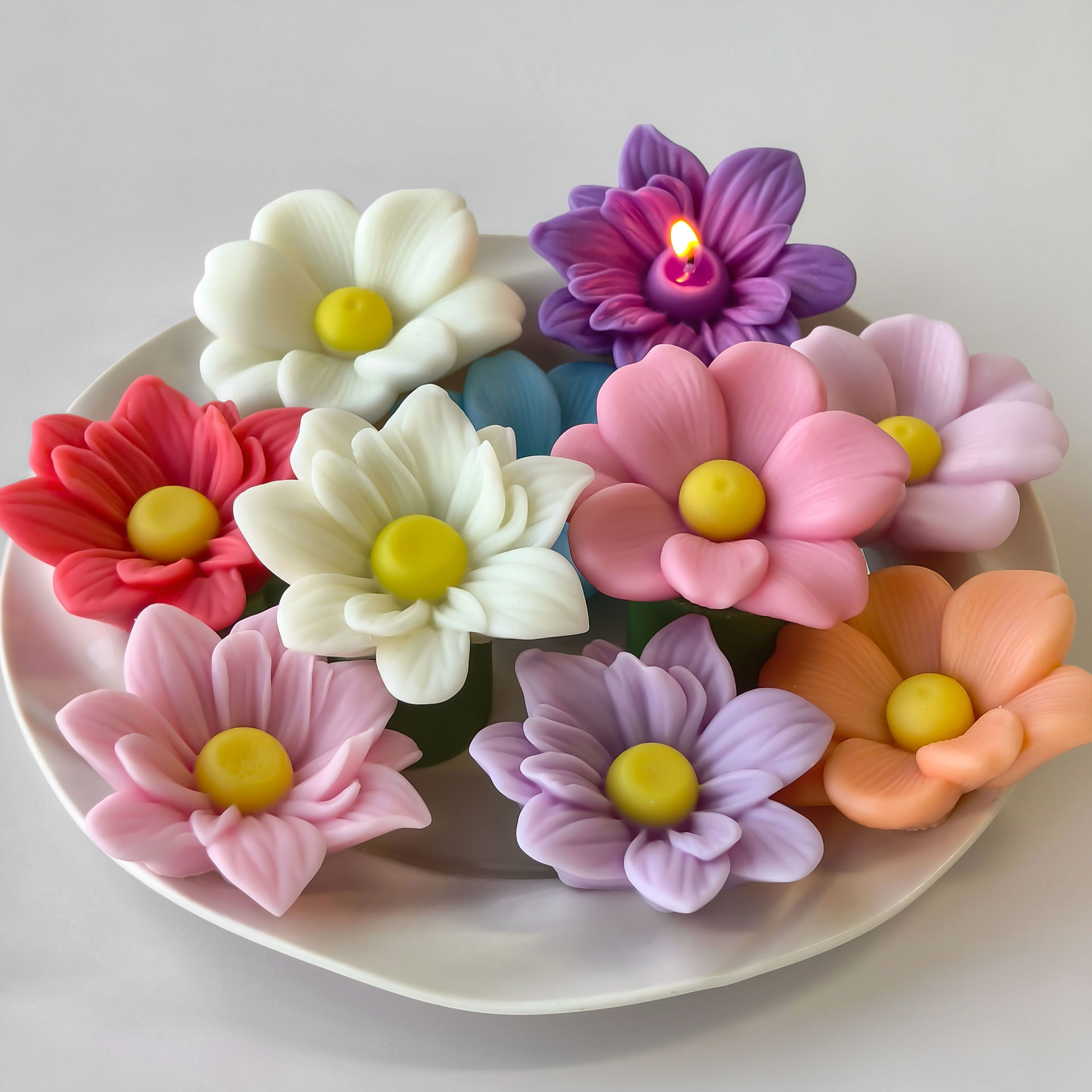 DIY Flowers Aroma Candle Silic - огляд і ціна Soap Making At Home