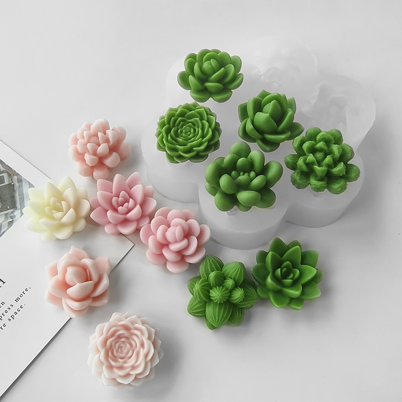 7 In1 Succulent Cactus Silicon - огляд і ціна Soap Making At Home