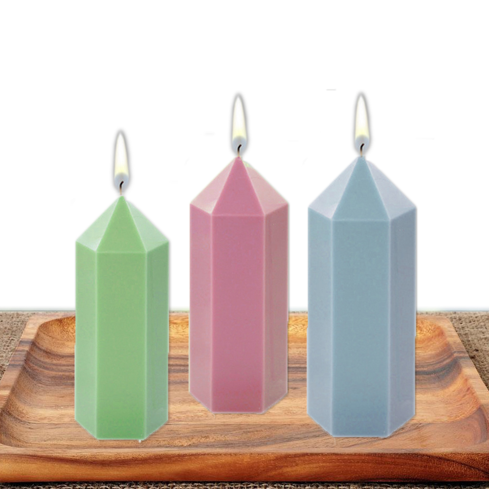 3D Hexagonal Column Candle Mol - огляд і ціна Soap Making Diy Kit