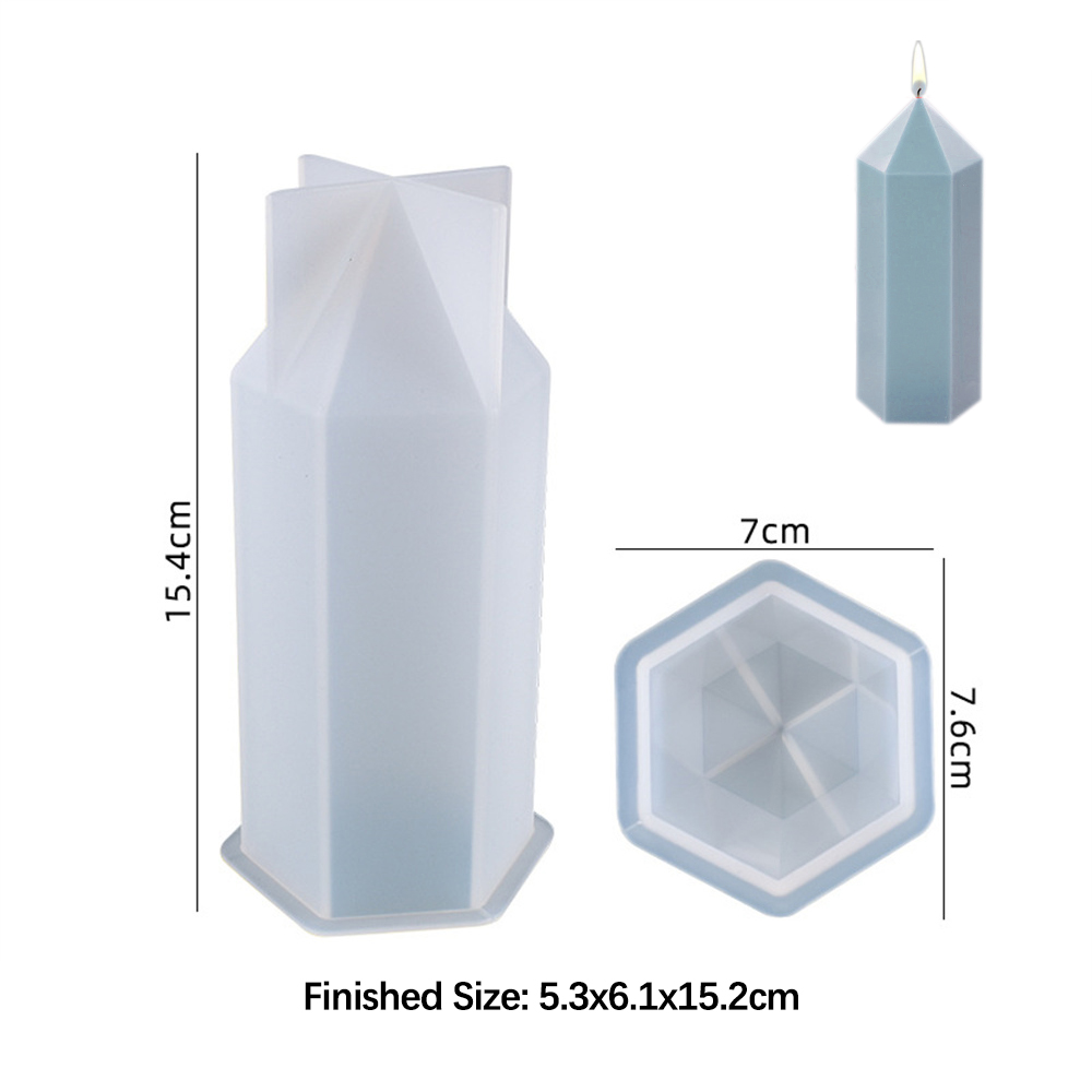 3D Hexagonal Column Candle Mol - огляд і ціна Soap Making Diy Kit