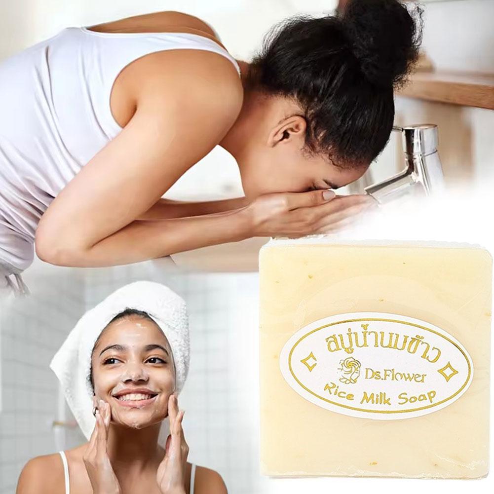 Rice Milk Soap Bar Handmade Na - огляд і ціна Soap Making Olive Oil