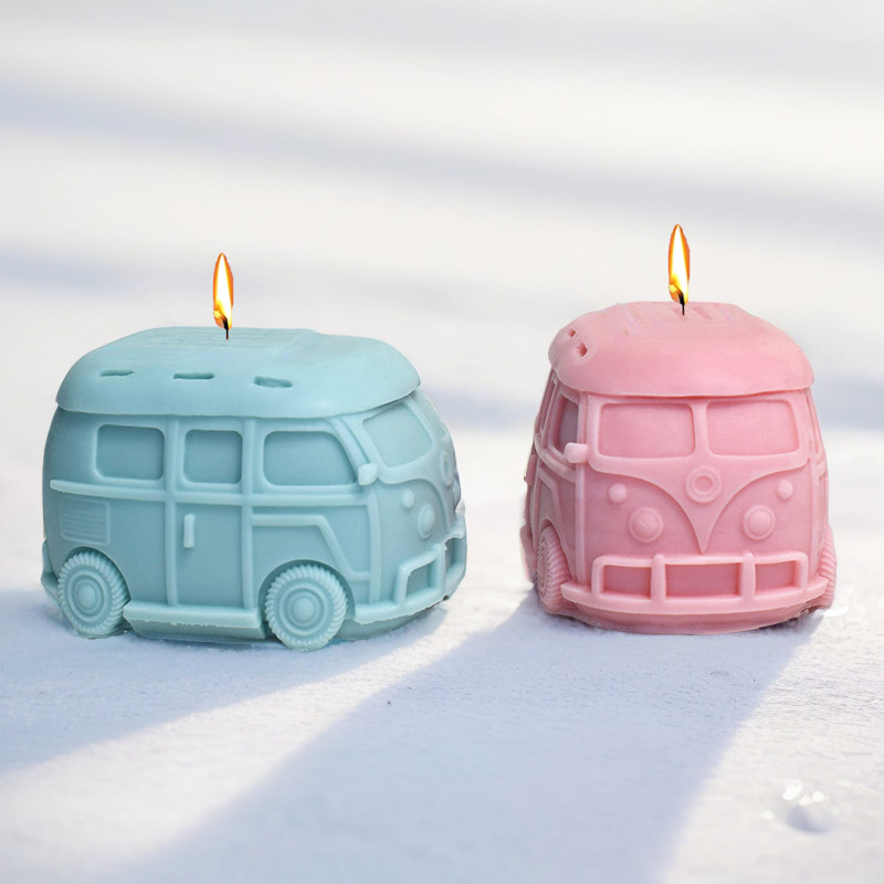 Mini Bus Silicone Candle Mold  - огляд і ціна Soap Making At Home