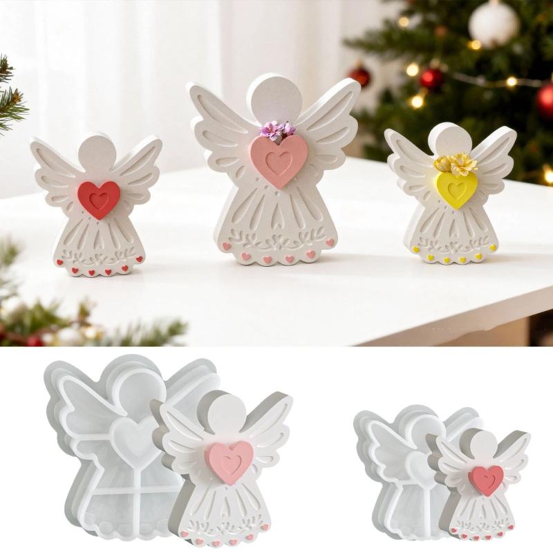 Love Angel Gypsum Mold Candle  - огляд і ціна Soap Making Designs