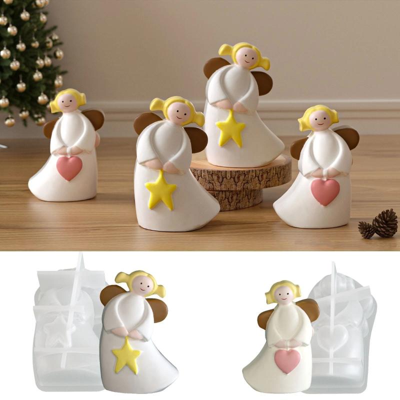 Love Angel Gypsum Mold Candle  - огляд і ціна Soap Making Designs