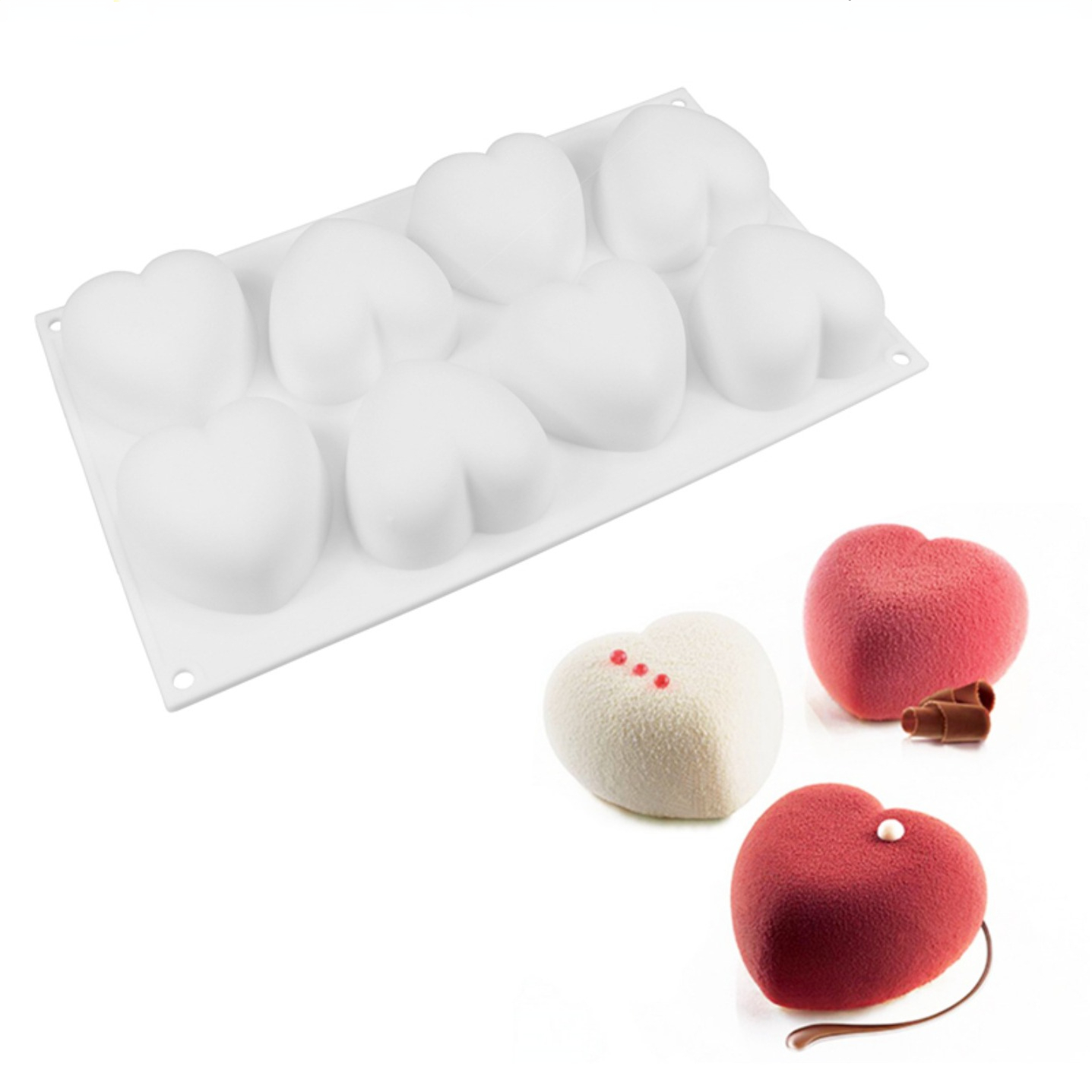 Love Heart Silicone Soap Mold  - огляд і ціна Soap Making Lab