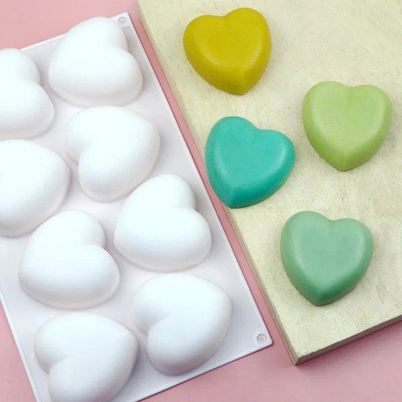 Love Heart Silicone Soap Mold  - огляд і ціна Soap Making Lab