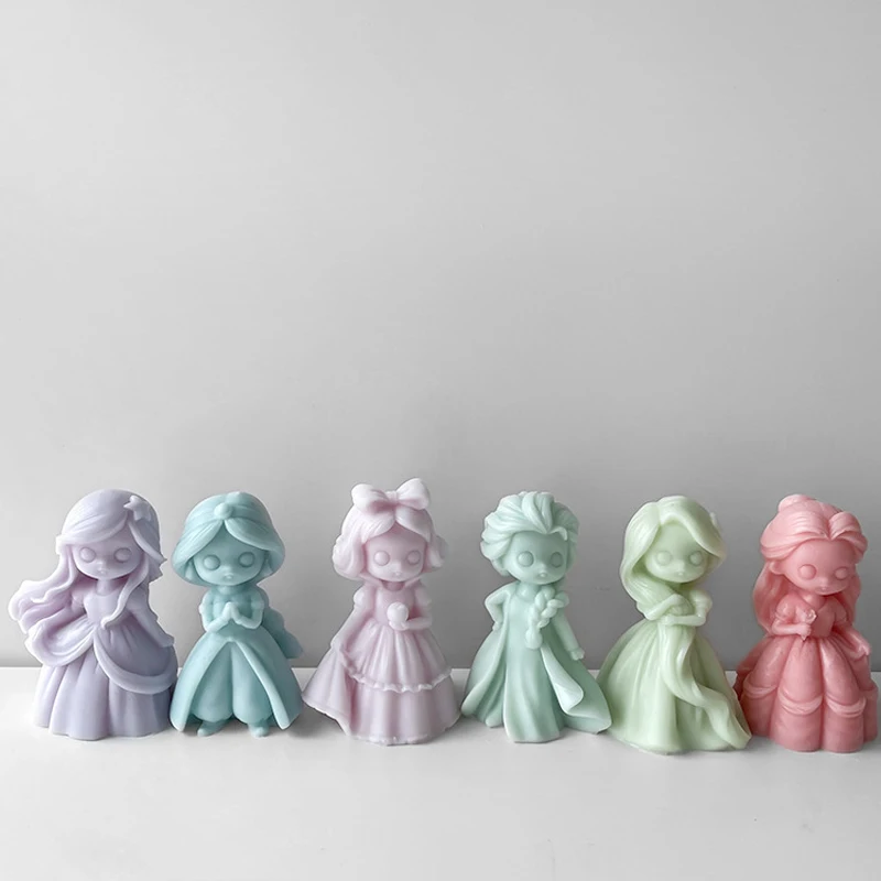 6 Princess Doll Silicone Candl - огляд і ціна Soap Making At Home