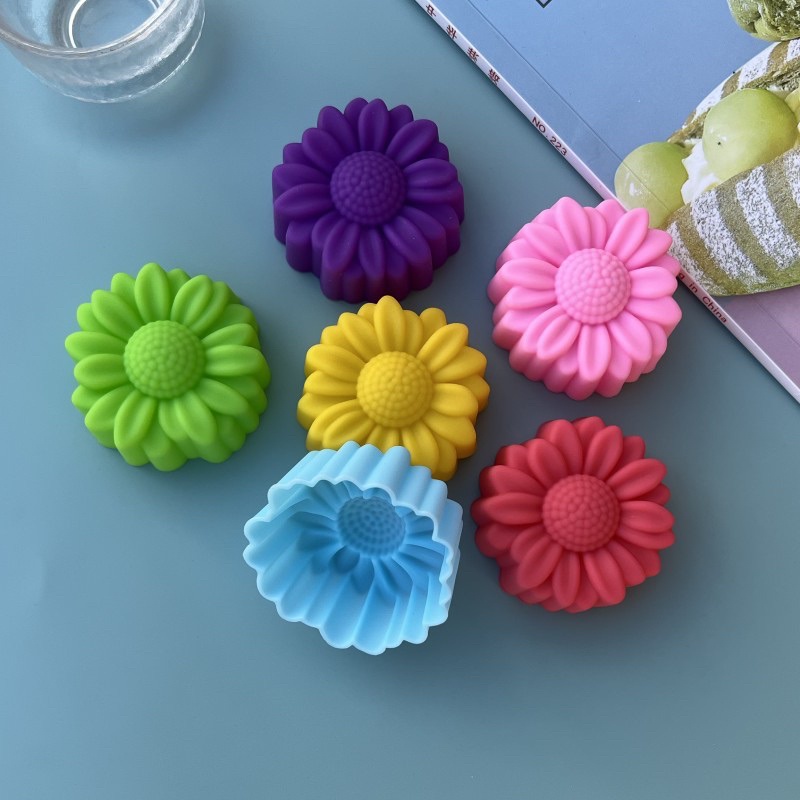 6 Pcs Set Non-Stick Flower Des - огляд і ціна Soap Making Designs