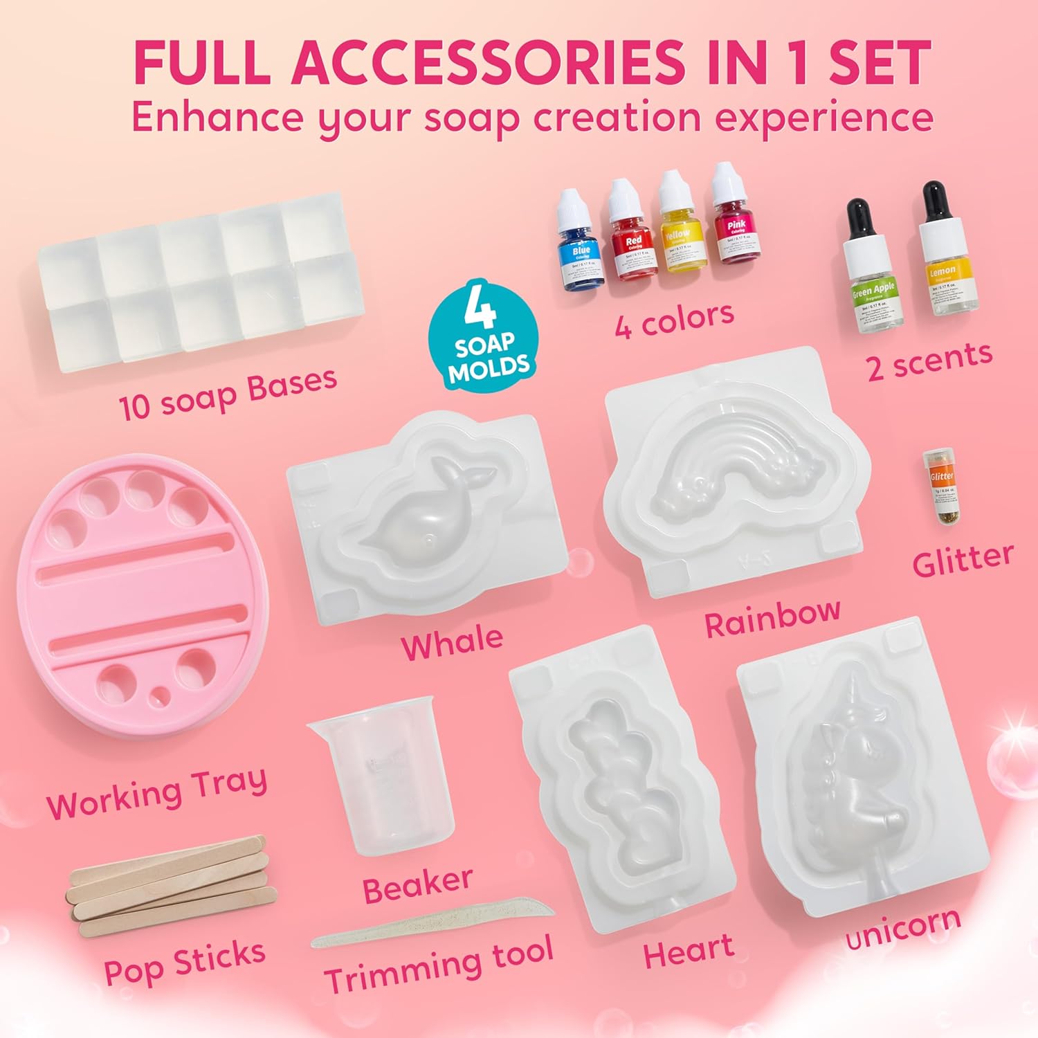 JOYFY Unicorn Soap Making Kit  - огляд і ціна Soap Making Lab